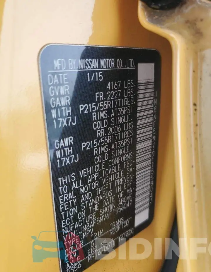 JN8AF5MV6FT558047 Photo# 12
