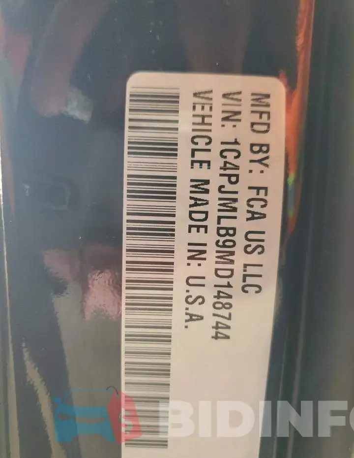 1C4PJMLB9MD148744 Photo# 13
