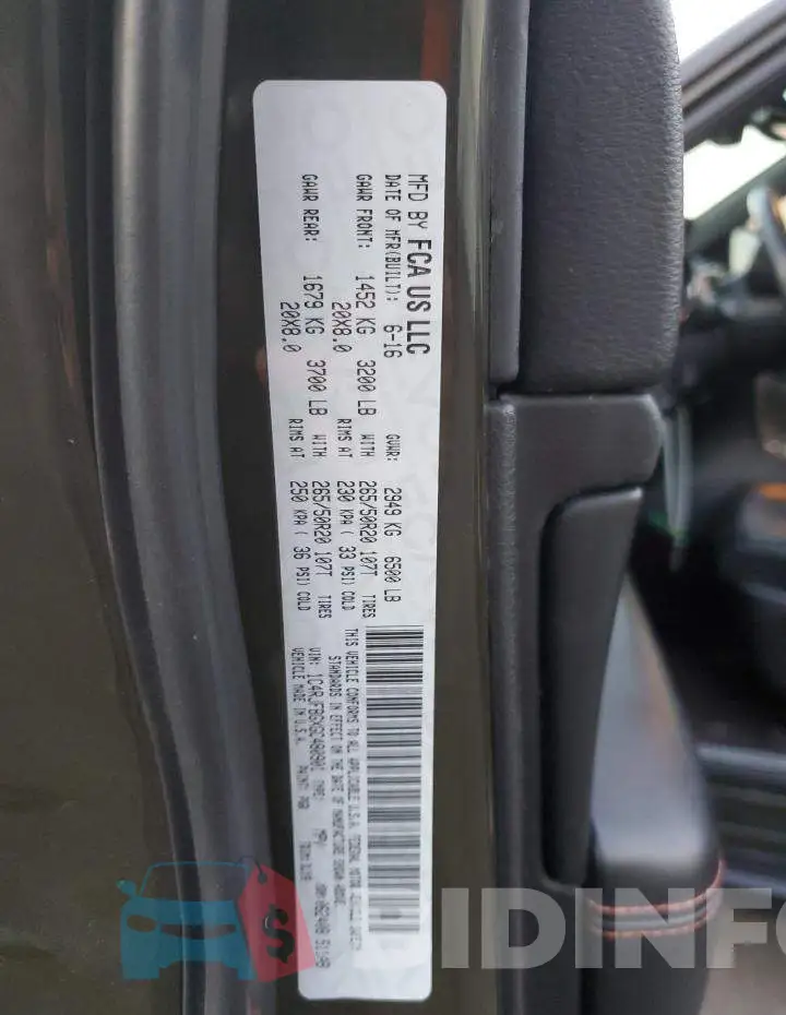 1C4RJFBGXGC480901 Photo# 13
