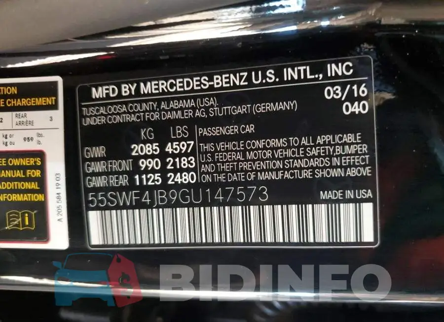 55SWF4JB9GU147573 Photo# 12