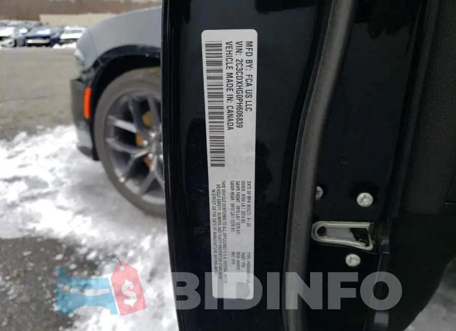 2C3CDXHG0PH606839 Photo# 12