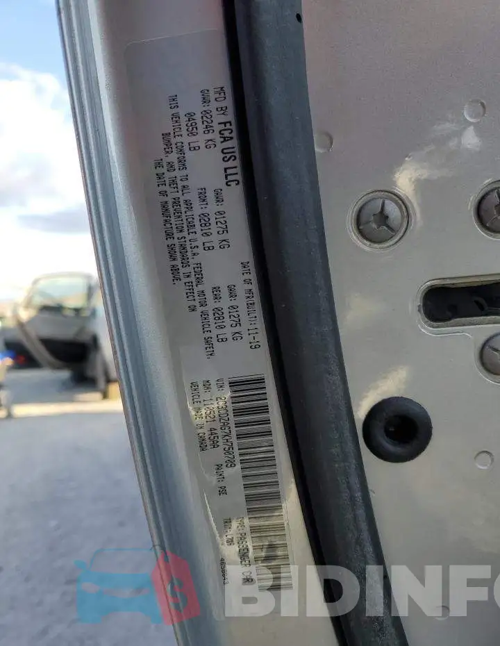 2C3CDZAG7KH750709 Photo# 13