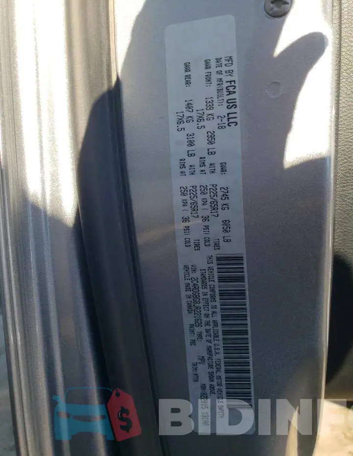 2C4RDGBG8JR221626 Photo# 14