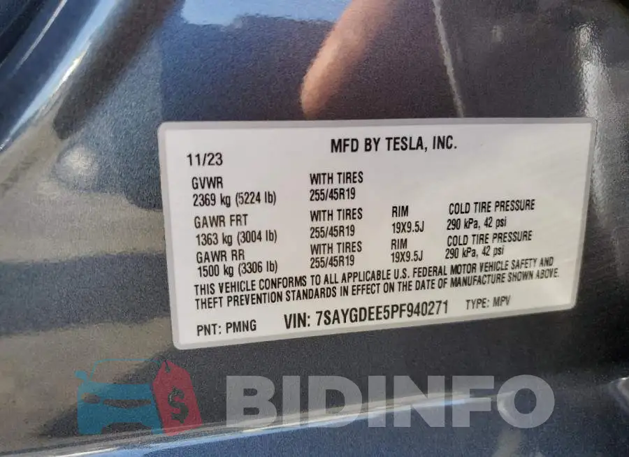 7SAYGDEE5PF940271 Photo# 12