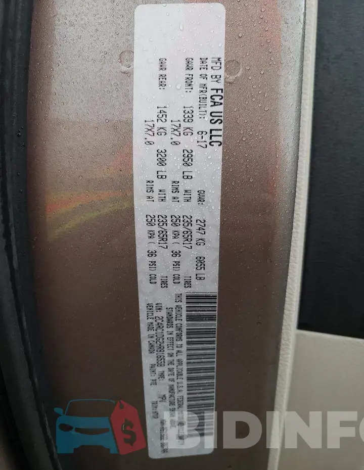 2C4RC1DG2HR816558 Photo# 13