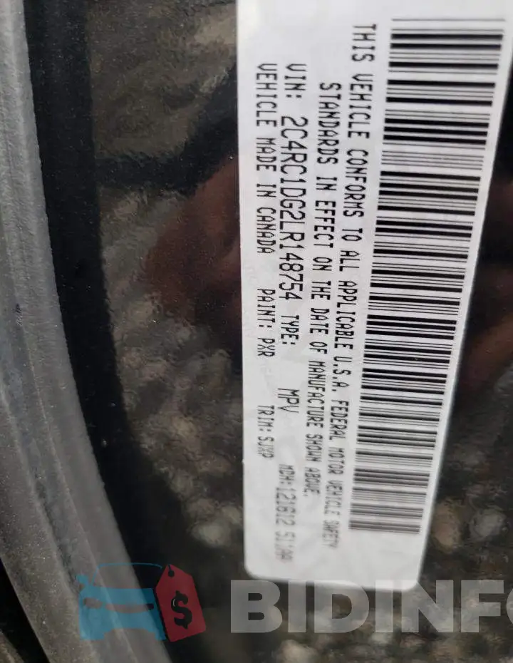 2C4RC1DG2LR148754 Photo# 12