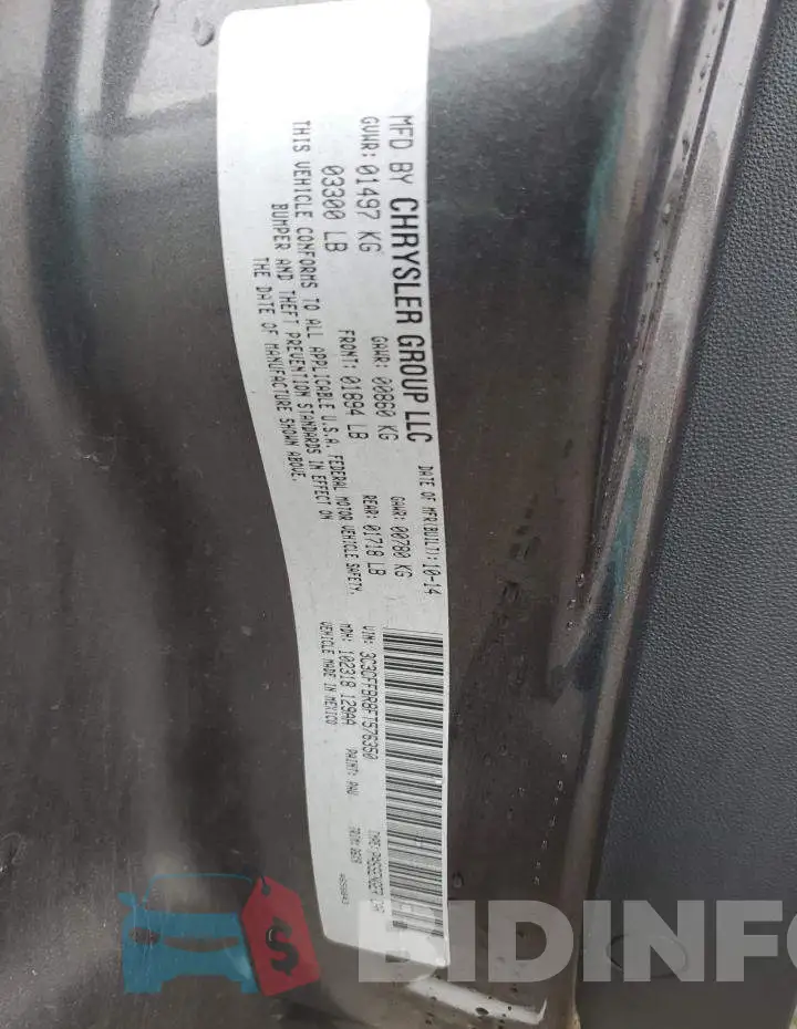 3C3CFFBR8FT576350 Photo# 12