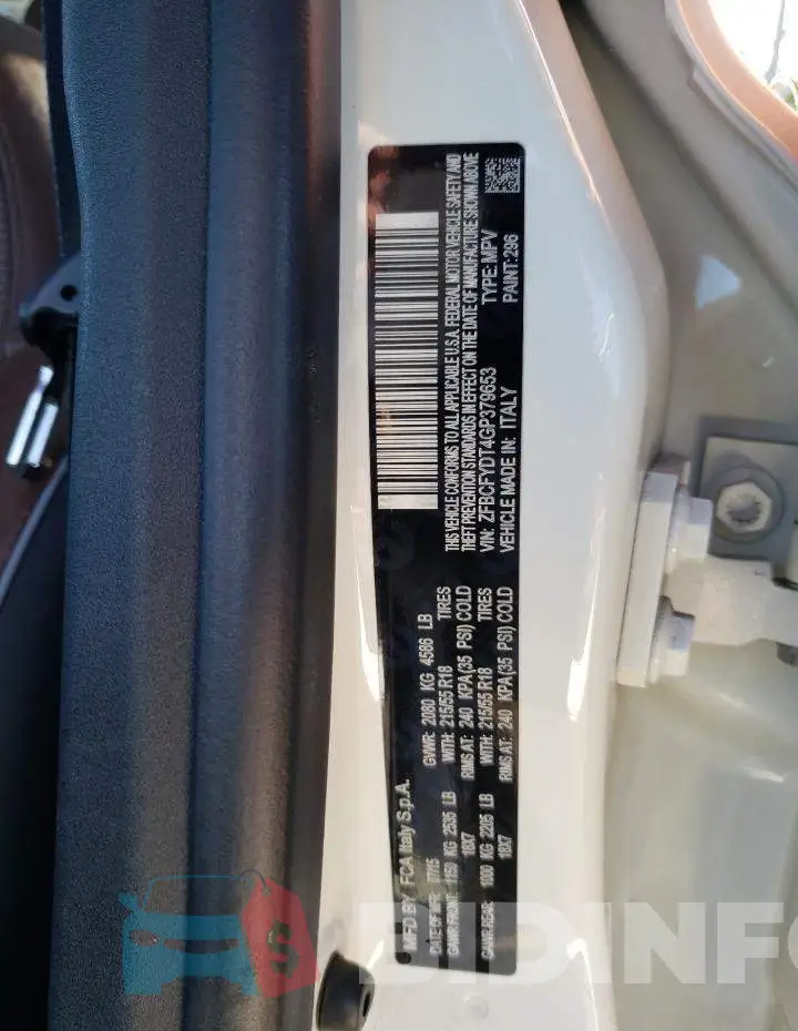 ZFBCFYDT4GP379653 Photo# 12