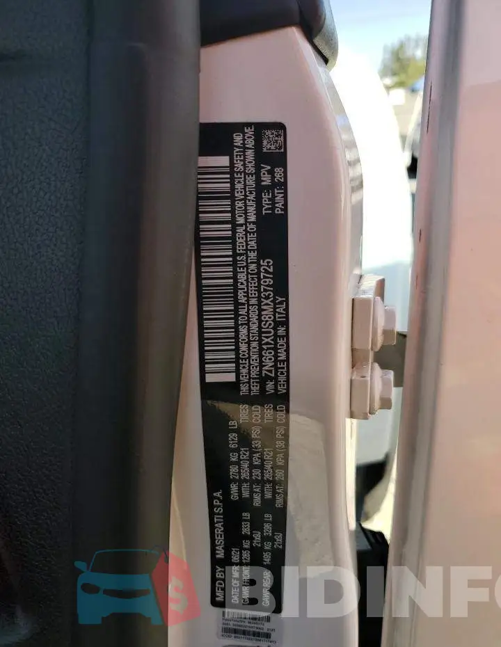 ZN661XUS8MX379725 Photo# 13