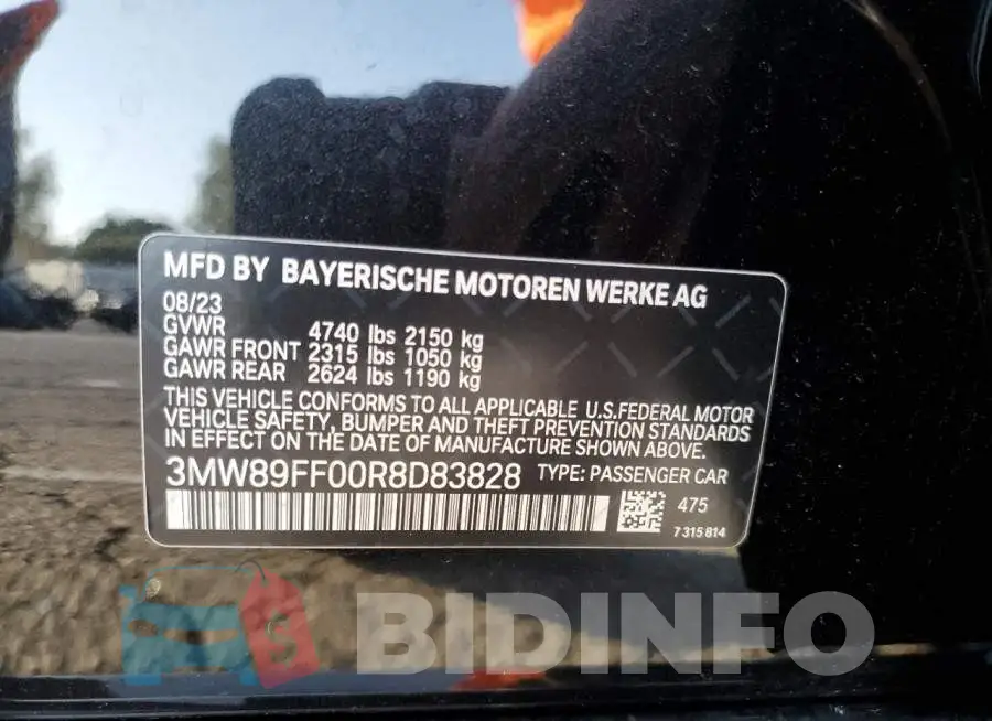 3MW89FF00R8D83828 Photo# 12