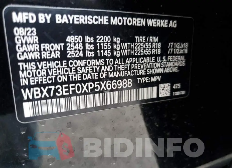 WBX73EF0XP5X66988 Photo# 13