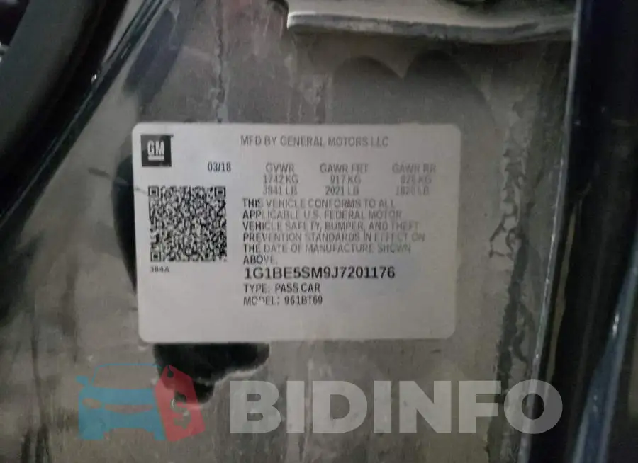 1G1BE5SM9J7201176 Photo# 12