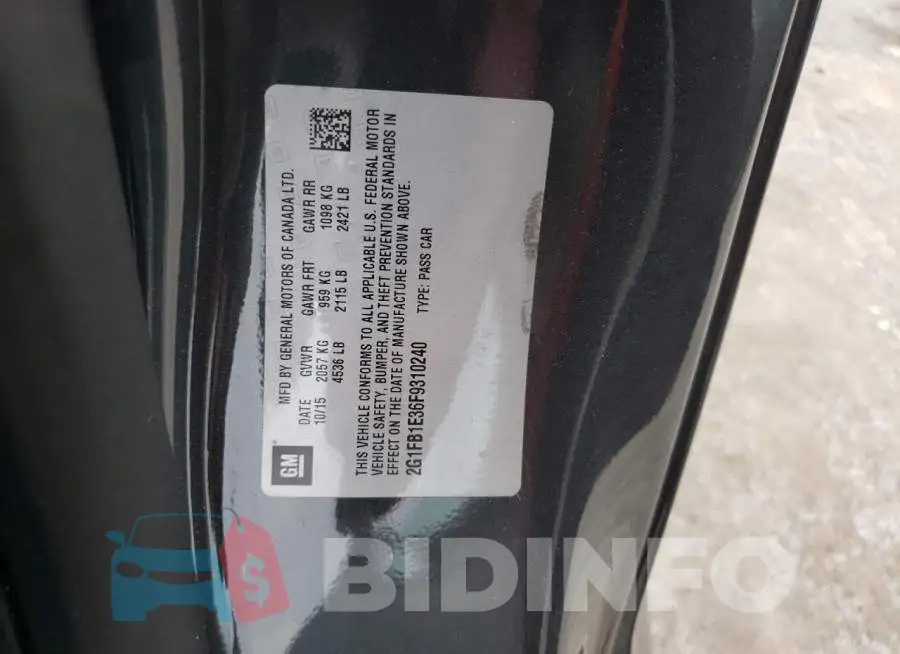 2G1FB1E36F9310240 Photo# 12