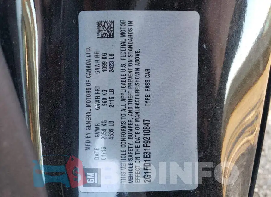 2G1FD1E31F9210847 Photo# 12