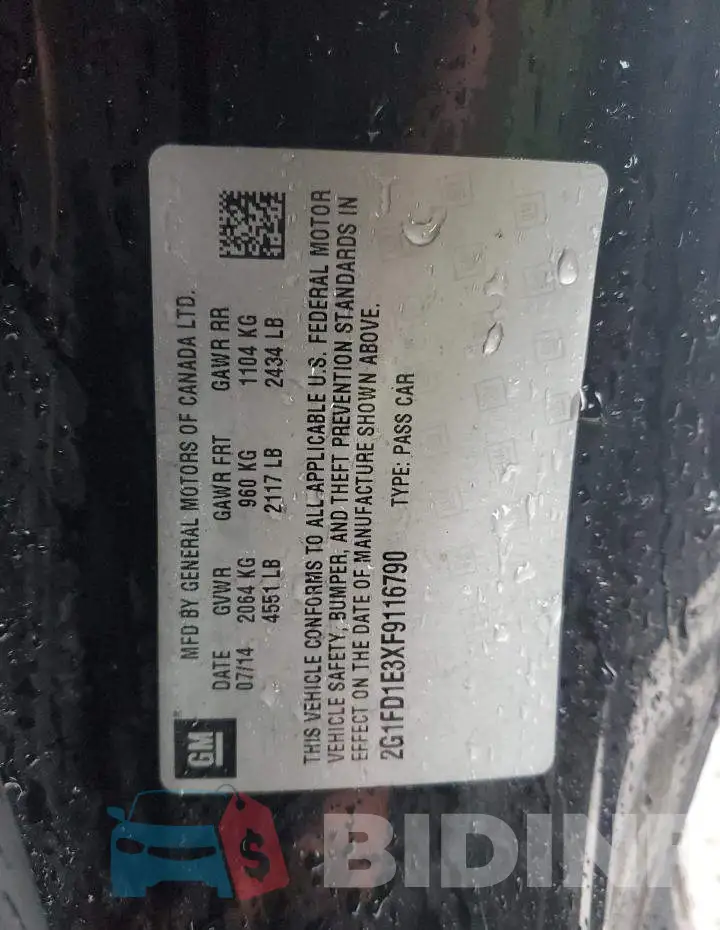 2G1FD1E3XF9116790 Photo# 12