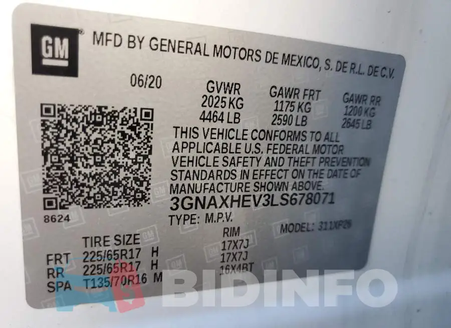 3GNAXHEV3LS678071 Photo# 13