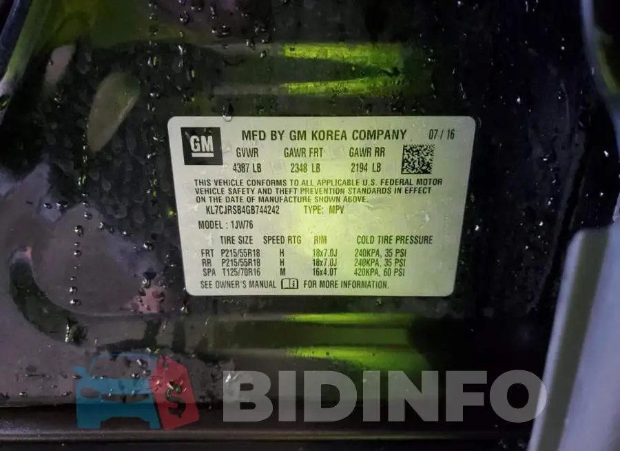 KL7CJRSB4GB744242 Photo# 13