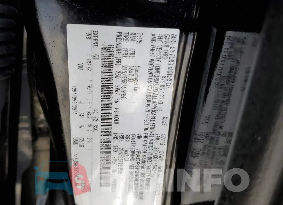 1FADP3F24GL214172 Photo# 12