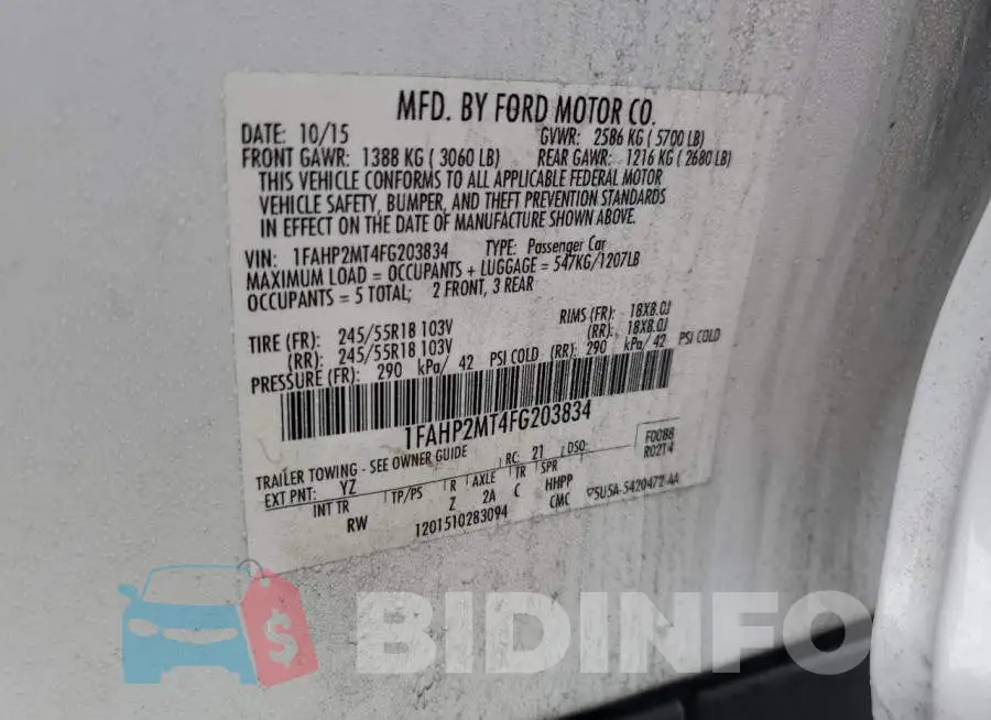 1FAHP2MT4FG203834 Photo# 13