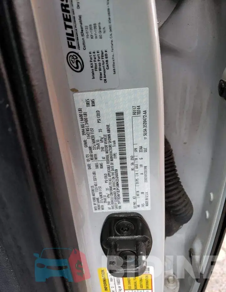 1FTEW1EP3MKD26059 Photo# 13