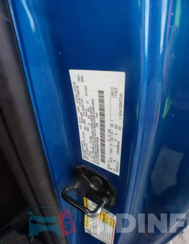 1FTFX1E58KKE72549 Photo# 12
