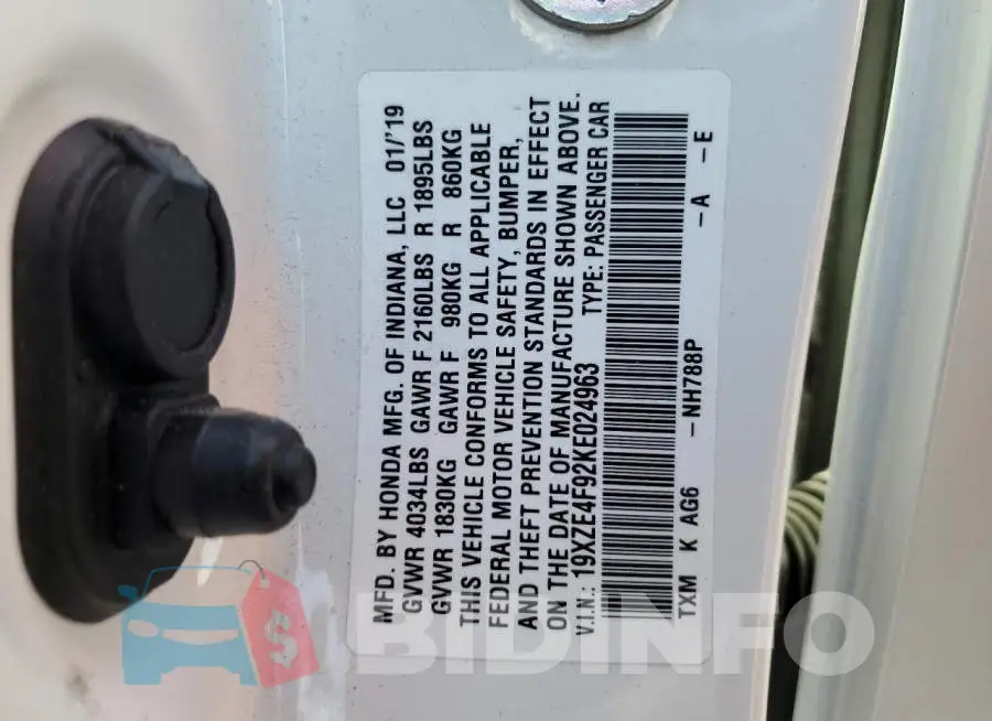 19XZE4F92KE024963 Photo# 12