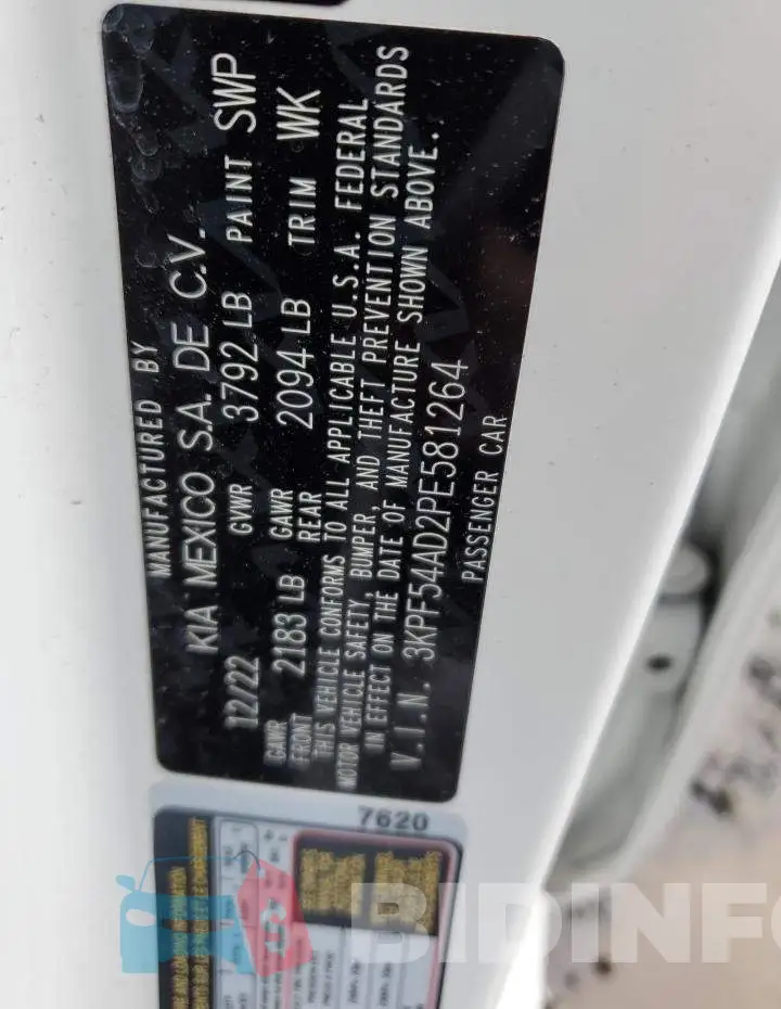 3KPF54AD2PE581264 Photo# 12