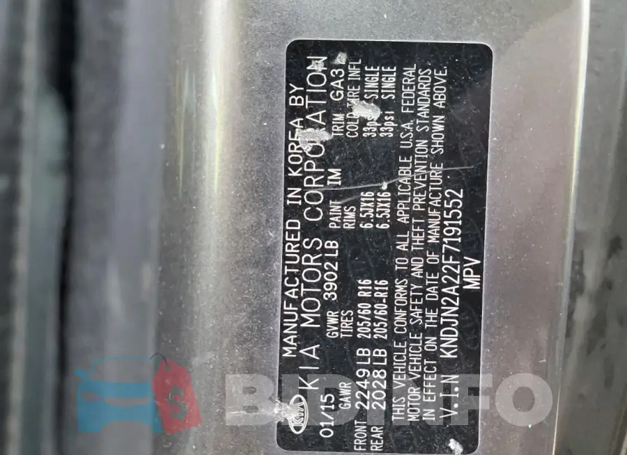 KNDJN2A22F7191552 Photo# 12