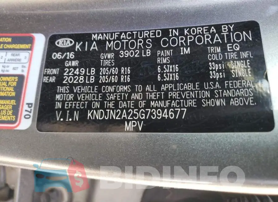 KNDJN2A25G7394677 Photo# 12