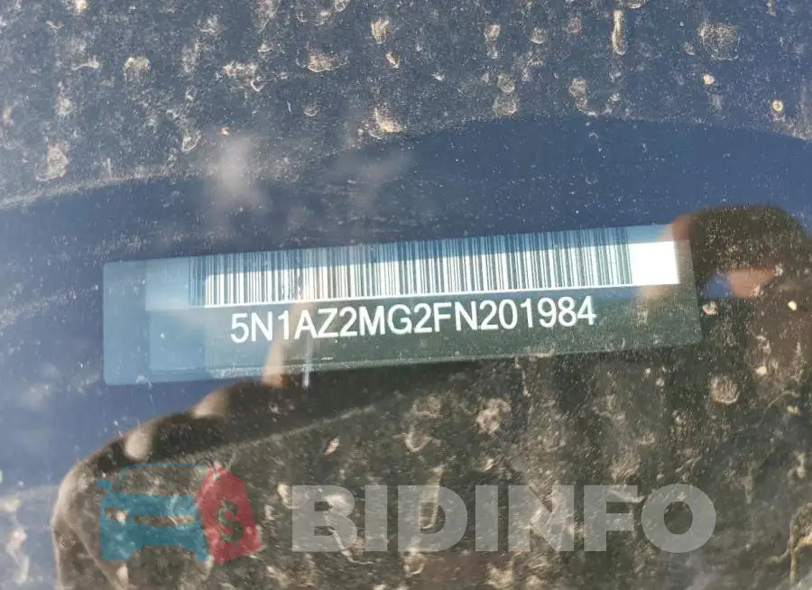 5N1AZ2MG2FN201984 Photo# 12
