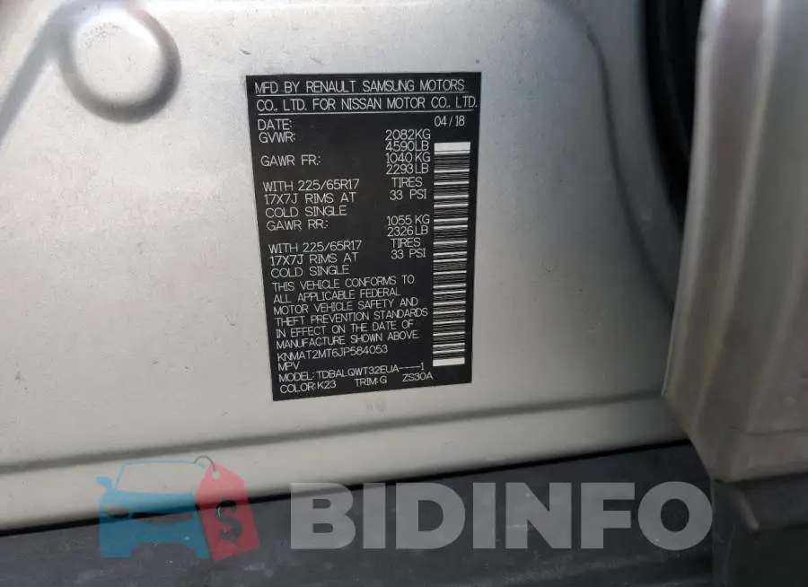 KNMAT2MT6JP584053 Photo# 12