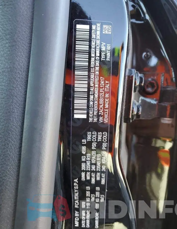 ZACNJBB12LPL12417 Photo# 13