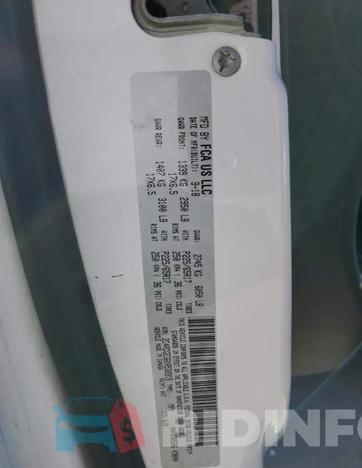 2C4RDGEG6KR530315 Photo# 13