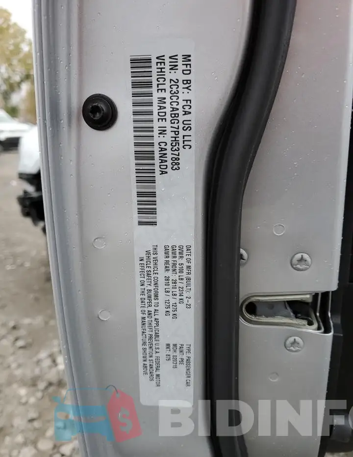 2C3CCABG7PH537883 Photo# 12