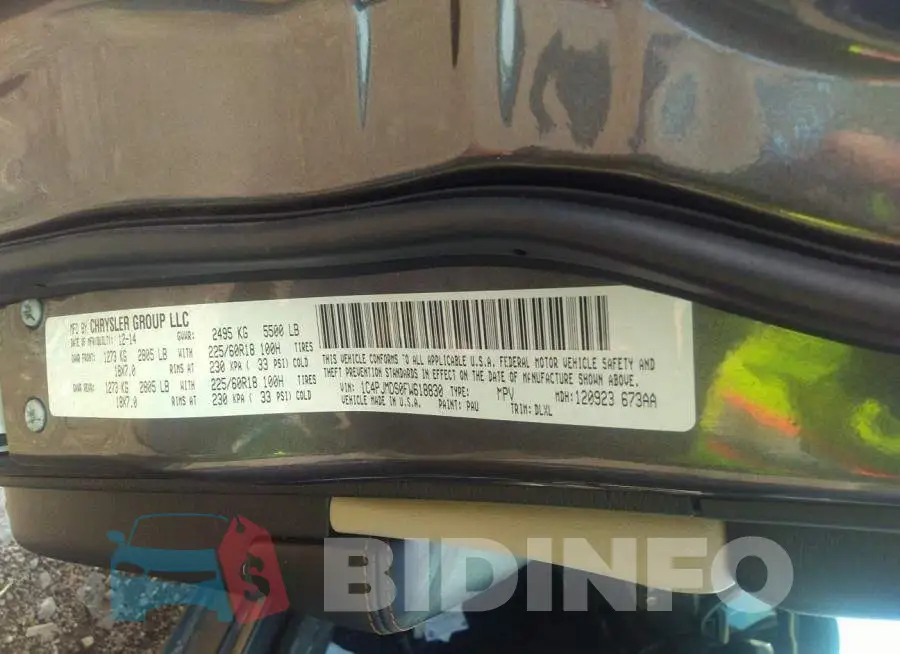 1C4PJMDS0FW618830 Photo# 9