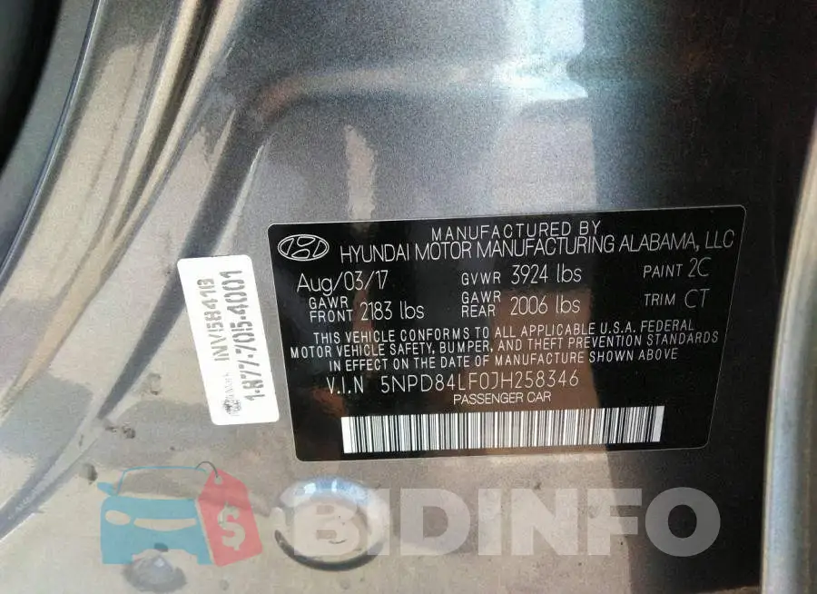 5NPD84LF0JH258346 Photo# 9