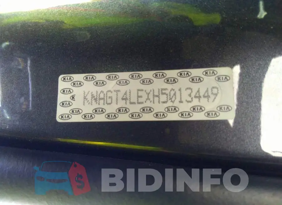 KNAGT4LEXH5013449 Photo# 9