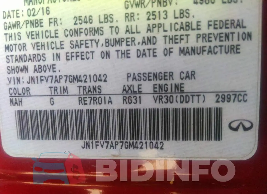 JN1FV7AP7GM421042 Photo# 9