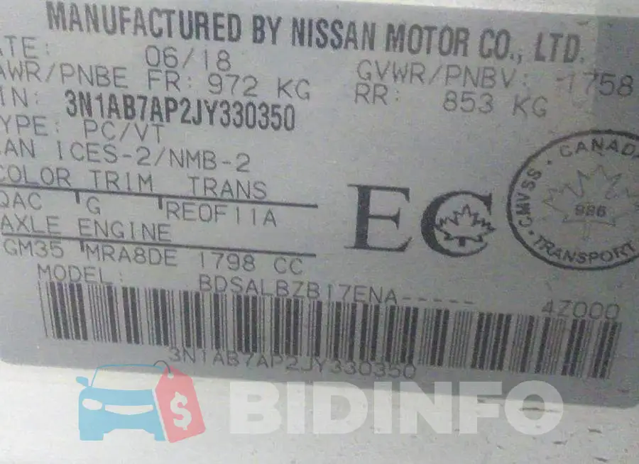 3N1AB7AP2JY330350 Photo# 9
