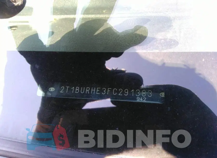 2T1BURHE3FC291383 Photo# 9