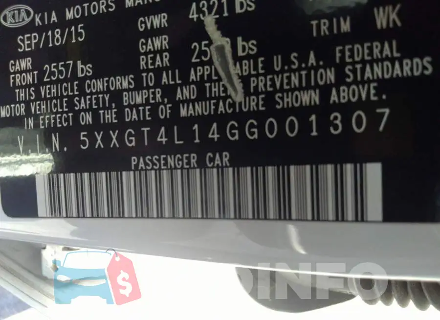 5XXGT4L14GG001307 Photo# 9