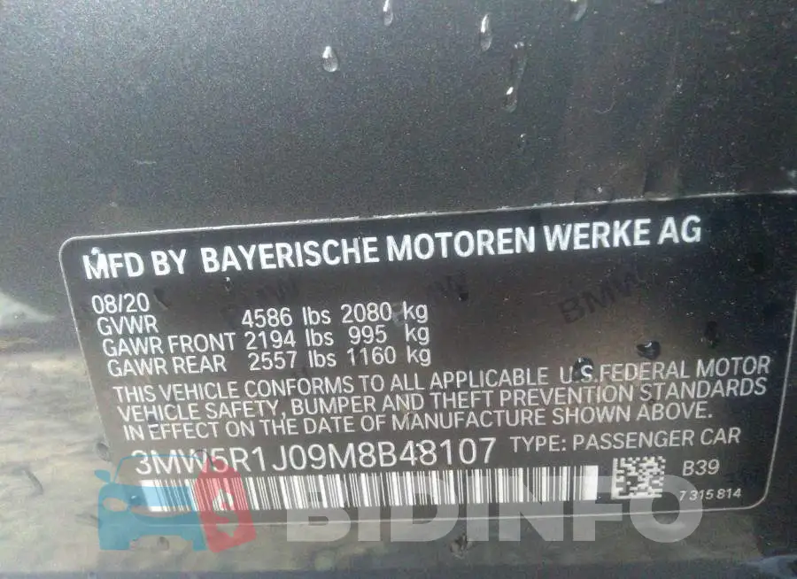3MW5R1J09M8B48107 Photo# 9