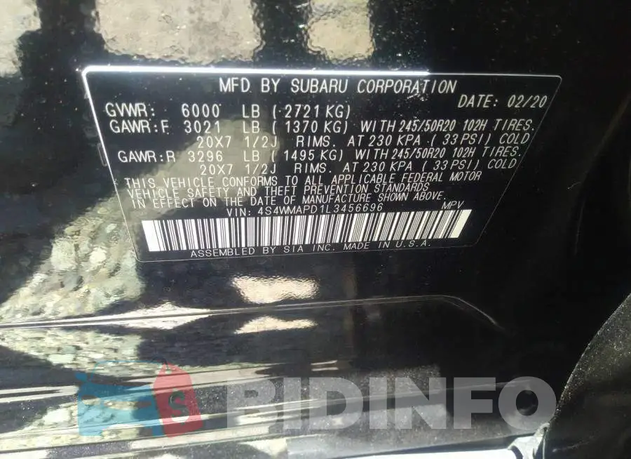 4S4WMAPD1L3456696 Photo# 9