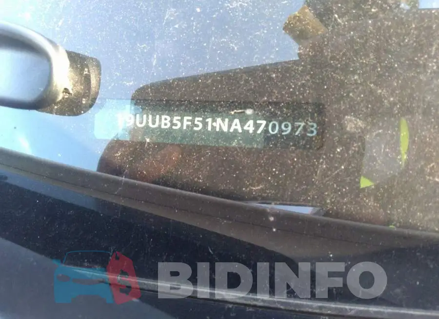 19UUB5F51NA470973 Photo# 9
