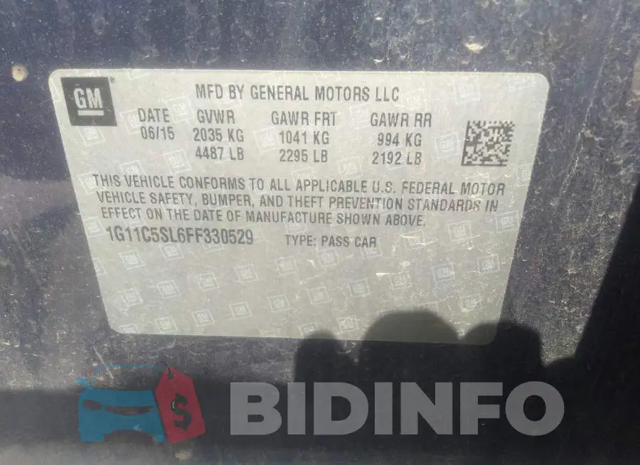 1G11C5SL6FF330529 Photo# 9