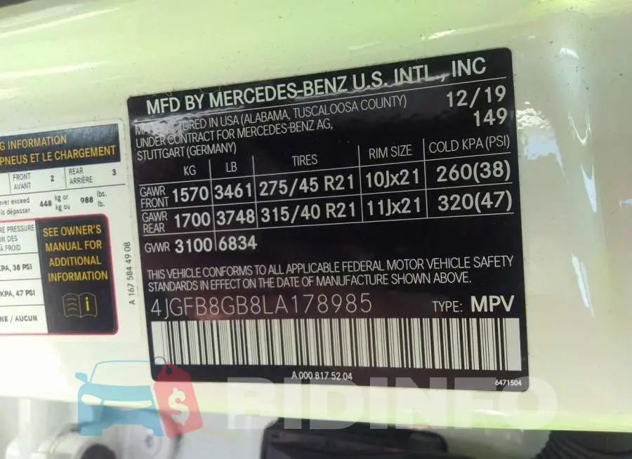 4JGFB8GB8LA178985 Photo# 9