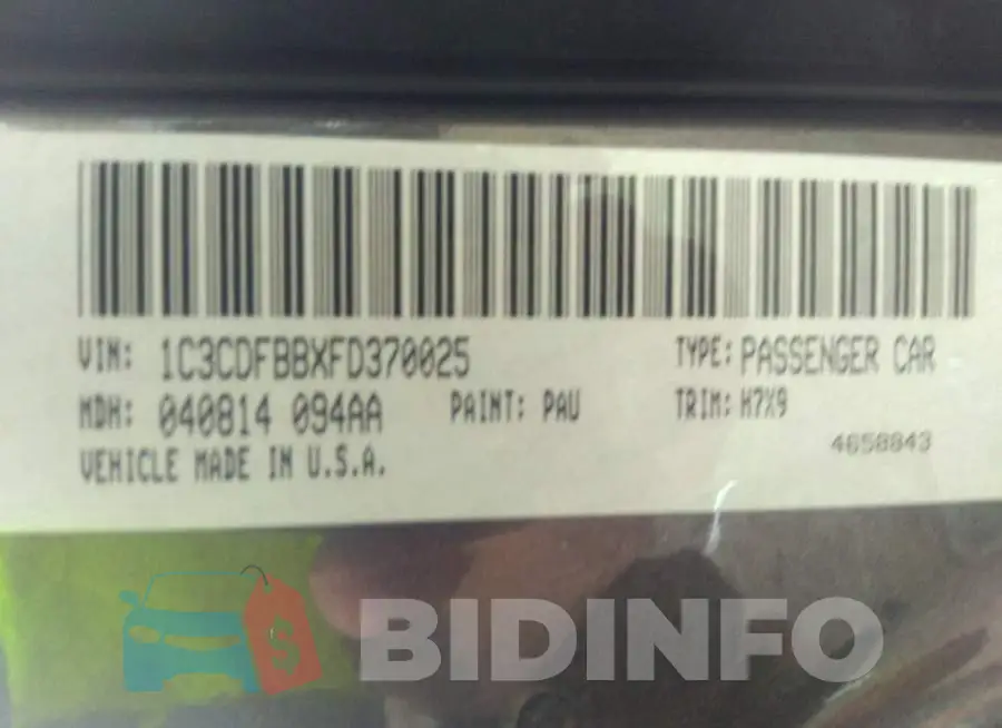 1C3CDFBBXFD370025 Photo# 9