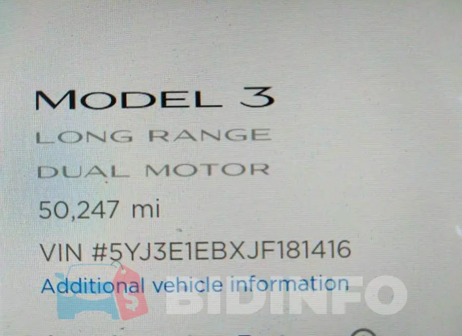 5YJ3E1EBXJF181416 Photo# 7