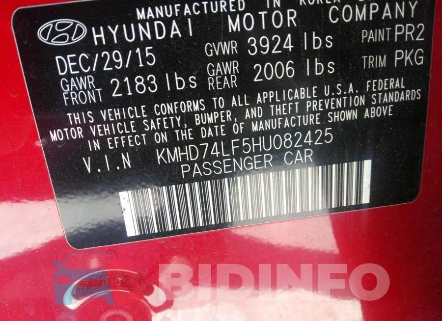 KMHD74LF5HU082425 Photo# 9