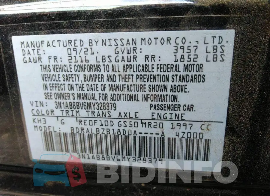 3N1AB8BV6MY328379 Photo# 9